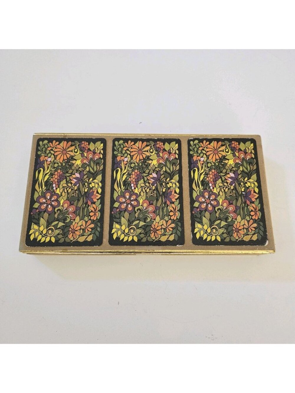 Playing Cards Canasta Samba Bolivia Vintage Flowers Congress 1950s